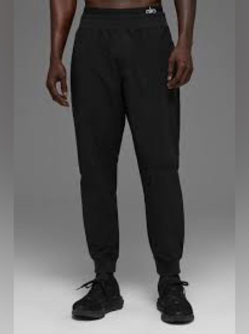 Alo Men's Black Jogger Pants - Athletic Comfort S